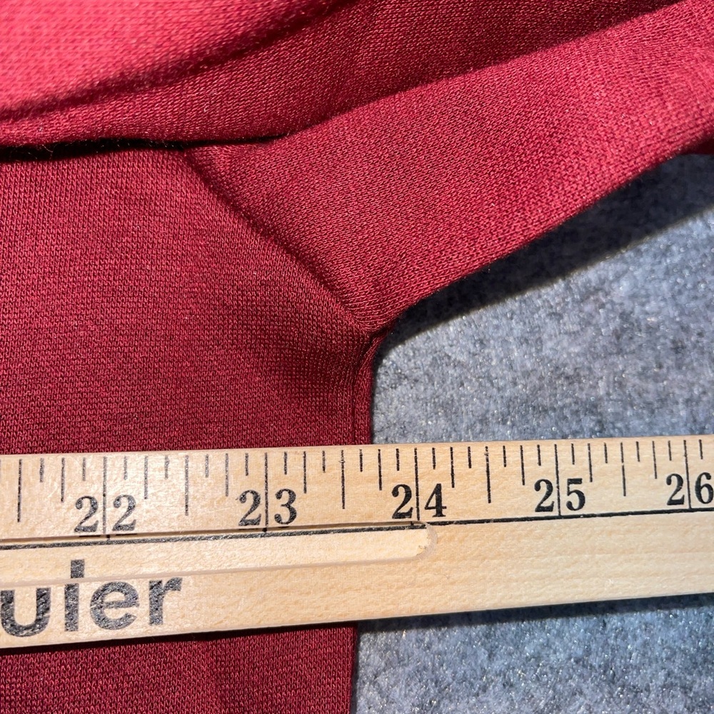 Kangol Red Crewneck Sweater with Ribbed Cuffs - Picture 5 of 8